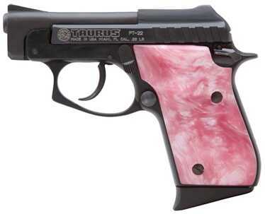 Taurus PT22 22 Long Rifle Pistol Blued 2.75" Barrel Pink Pearl Grip 1220031PP